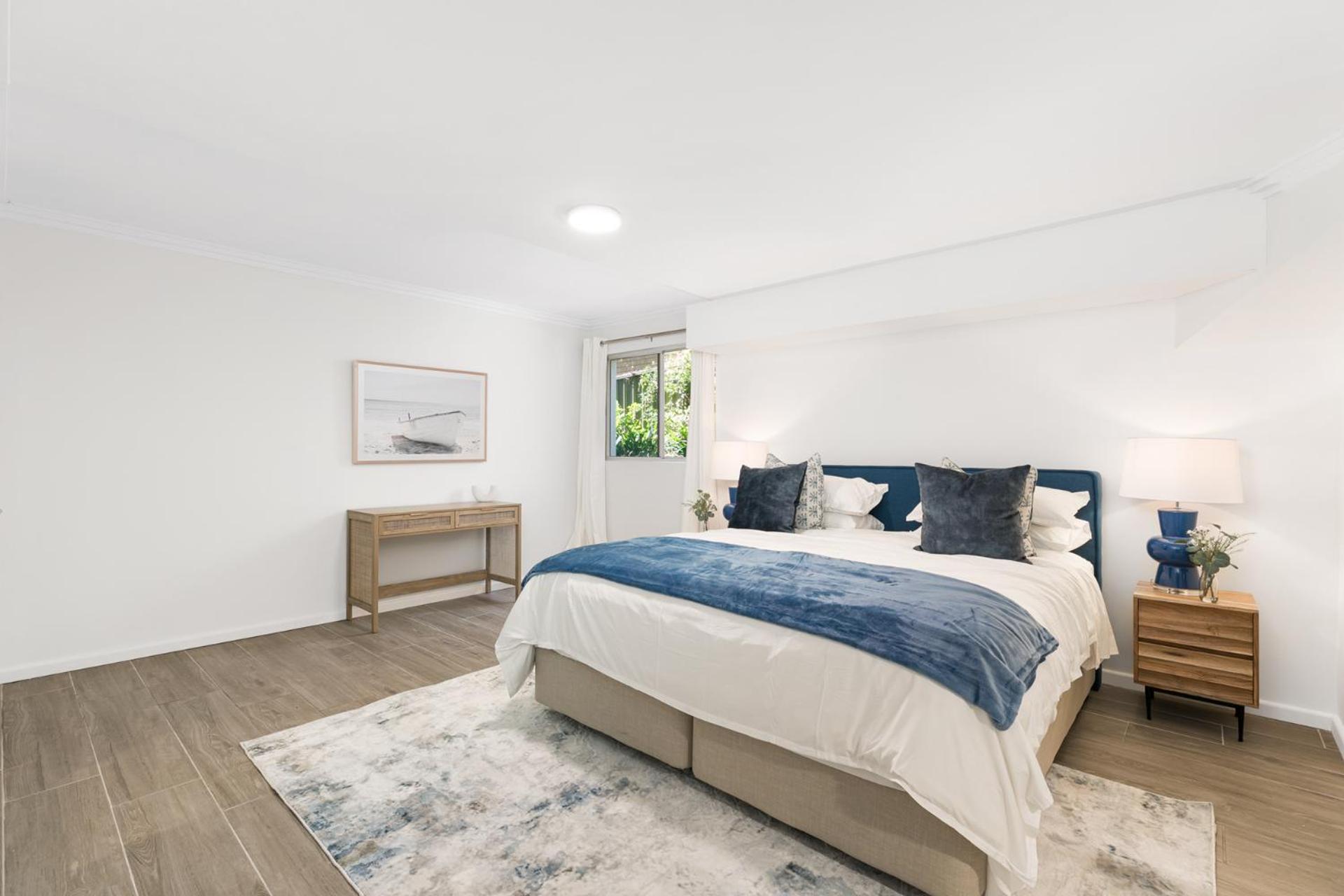King Bedroom Waterfront Courtyard *